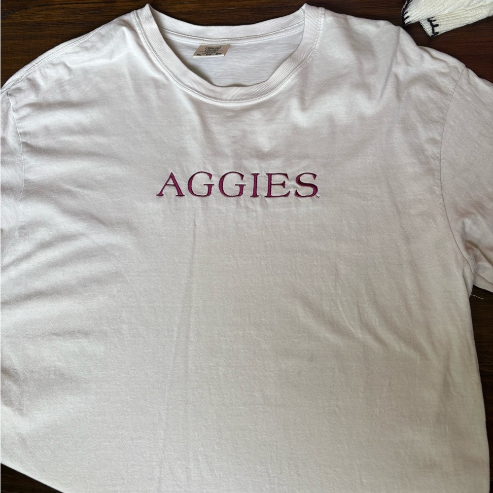 Cream Aggies T-Shirt